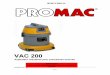 Manue VAC200 F - promac.ch