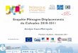 Enquête Ménages -Déplacements du Calvados 2010-2011