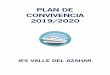 PLAN DE CONVIVENCIA 2019/2020