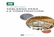 TABLEROS PARA LA CONSTRUCCIÓN - AE Maderas