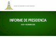 INFORME DE PRESIDENCIA - CICH