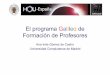 El programaEl programa Galileo de Formación de Profesores
