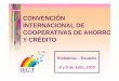 CONVENCIÓN INTERNACIONAL DE COOPERATIVAS DE 