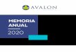 Memoria 2020 AVALON ajustado 11junio21 digital