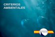 CRITERIOS AMBIENTALES - Comité Nacional Español de 