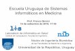 Escuela Uruguaya de Sistemas Informáticos en Medicina