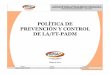 POLÍTICA DE PREVENCIÓN Y CONTROL DE LA/FT-PADM
