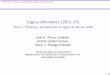 Lógica informática (2012 13) - Tema 7: Sintaxis y 