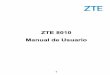 ZTE 8010 Manual de Usuario
