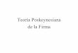 Teoría Poskeynesiana de la Firma - UNAM