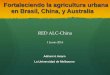 Fortaleciendo la agricultura urbana en Brasil, China, y 