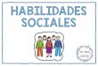 HABILIDADES SOCIALES - MIRADA ESPECIAL