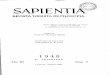 Sapientia Año III, Nº 9, 1948 - UCA
