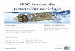 IMC fresas de percusión reciclaje