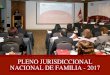 PLENO JURISDICCIONAL NACIONAL DE FAMILIA - 2017