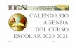 AGENDA ESCOLAR IES 2020-2021