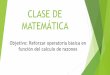 CLASE DE MATEMÁTICA - Colegio Marcela Paz