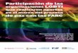Participación de las organizaciones LGBTI que realizaron 