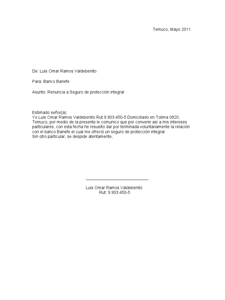 PDF) carta renuncia 