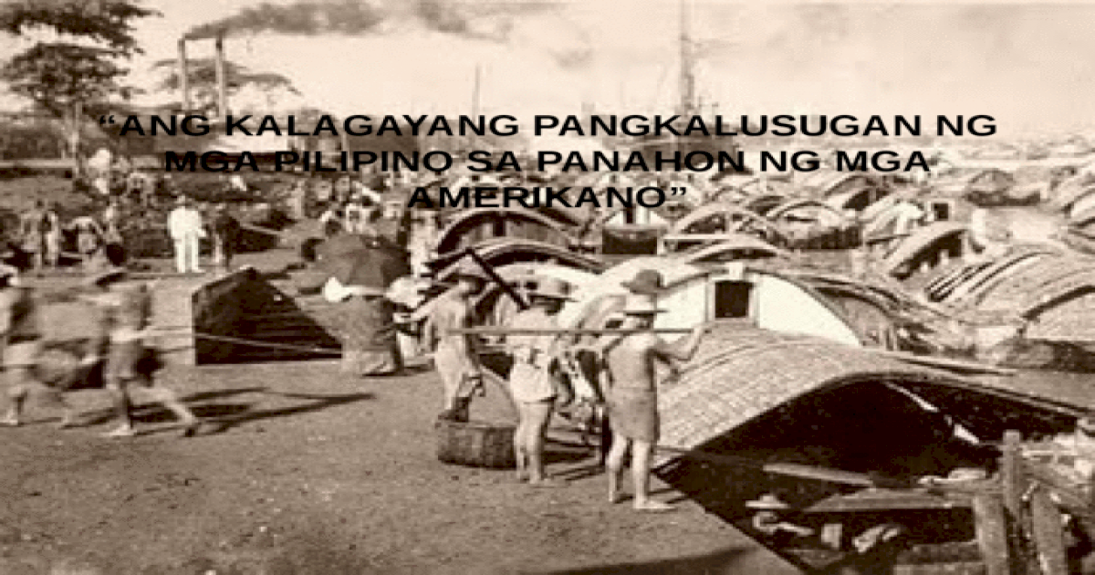 Ang Mga Sakit Sa Panahon G Pananakop Ng Mga Amerikano